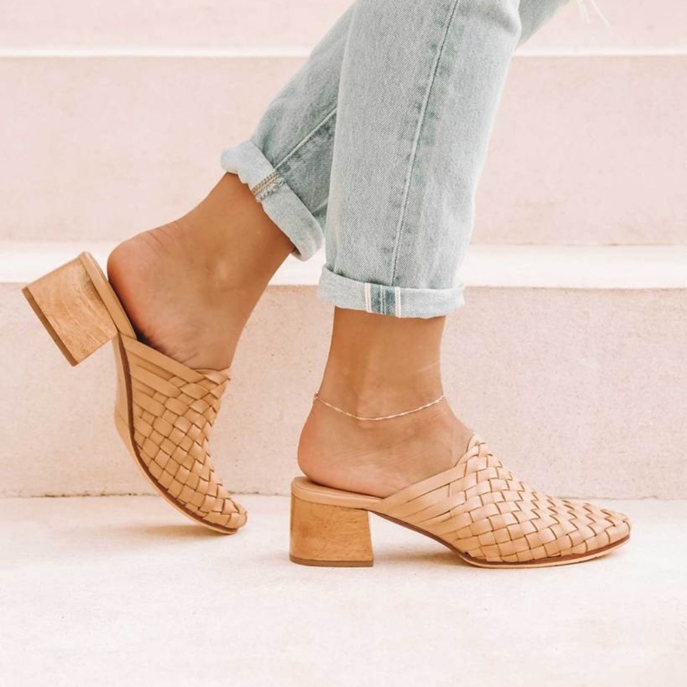 Woven Leather Mule (8.5W)